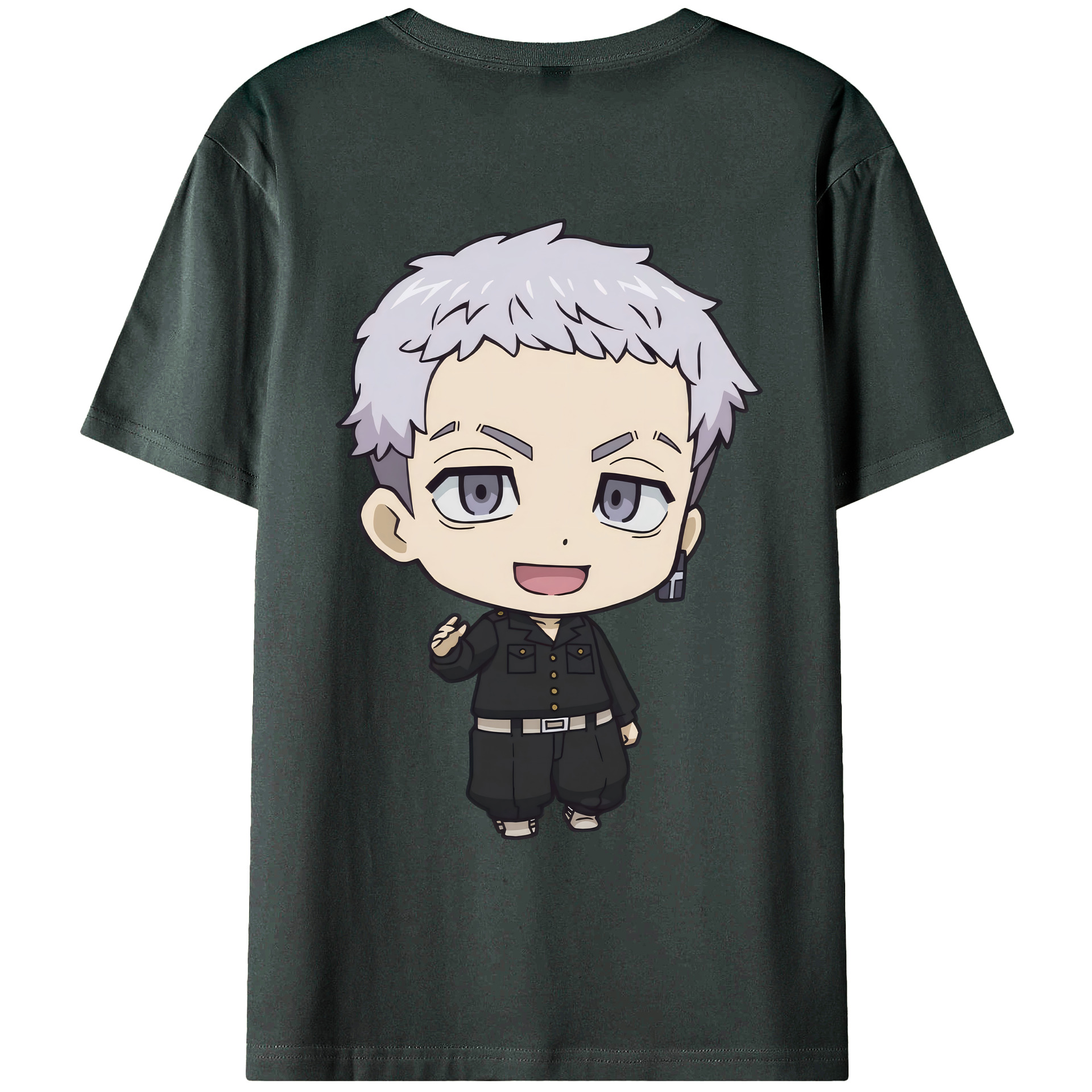 （画像用） 東京リベンジャーズ Tokyo Revengers 綿100％ メンズ半袖Tシャツ（バックプリント） 通気性